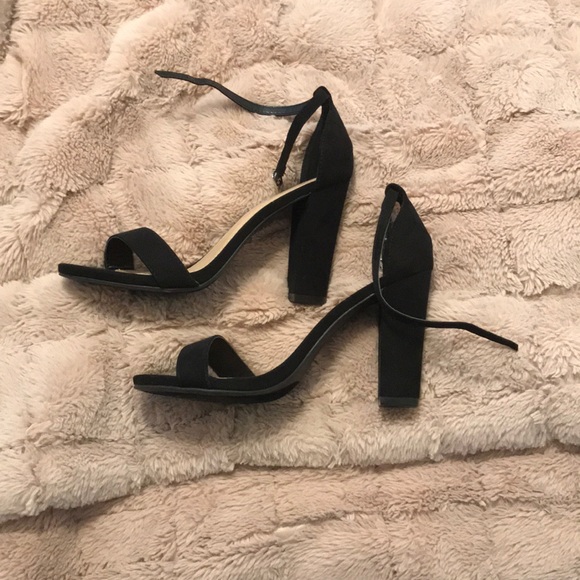 JustFab Shoes - Chunky Black Heel JustFab Shoes - Chunky Black Heel
